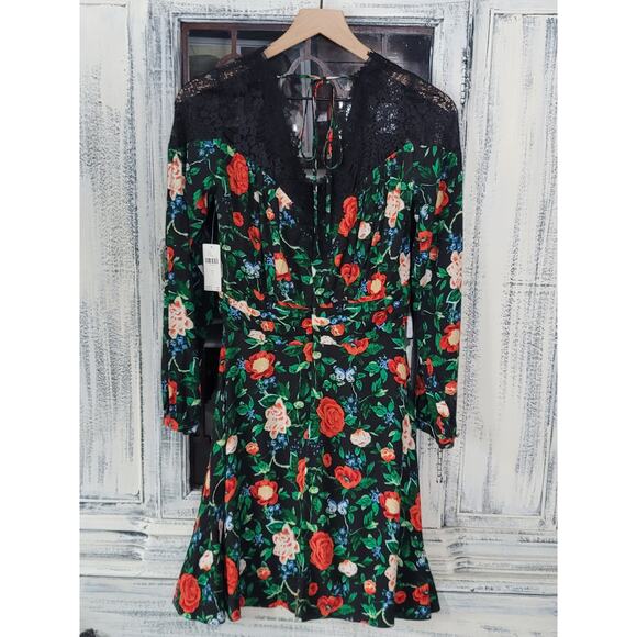 Anthropologie Lacy V-Neck Mini Dress - New - Size 0 - Picture 7 of 7